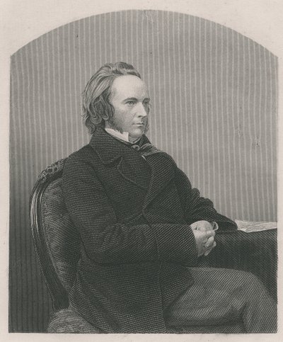George John Douglas Campbell, 8th Duke of Argyll, engraved by D.J. Pound from a photograph, from 